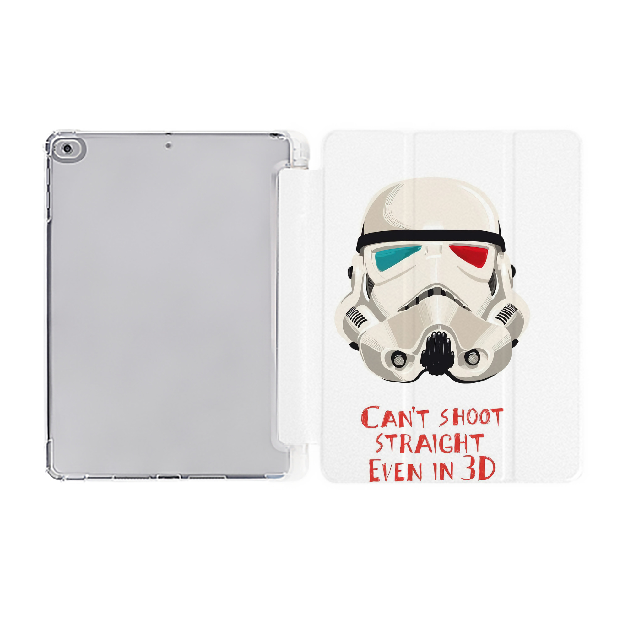 （画像用） スター・ウォーズ Star Wars IPad ケース ペン収納付き 三つ折りスタンド PUレザー×シリコン 対応機種9.5/10.5/10.9インチ